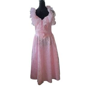 1980's Gunne Sax or Girls Gunne‎ Sax Prom Or Cocktail Dress sz Small